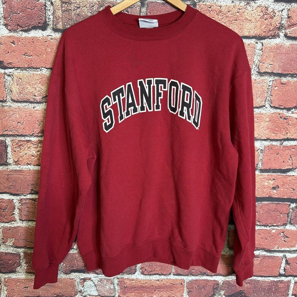 Champion Stanford University Red Crewneck Sweatshirt Men's Size Large